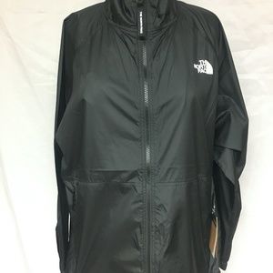 North Face Women's Graphic Wind Jacket NFOA3MJNHV2  TNF BLK/ TNF White NWT $90